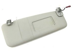 2004-2005 BMW 525i 530i E60 OEM RIGHT SIDE FRONT SUN VISOR SHADE GRAY W/ MIRROR