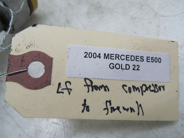  2003-2006 MERCEDES E500 W211 OEM LEFT FRONT AC COMPRESSOR TO FIREWALL PIPE 