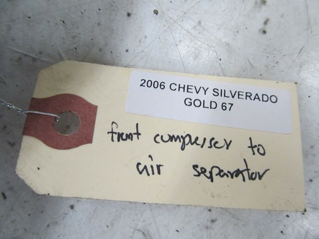 2003-2007 CHEVY SILVERADO OEM AIR AC COMPRESSOR TO AIR SEPARATOR HOSE PIPE LINE 