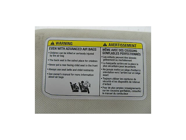  2006-2009 INFINITI M35 OEM LEFT SIDE FRONT SUN VISOR SHADE DUAL MIRROR CLOTH