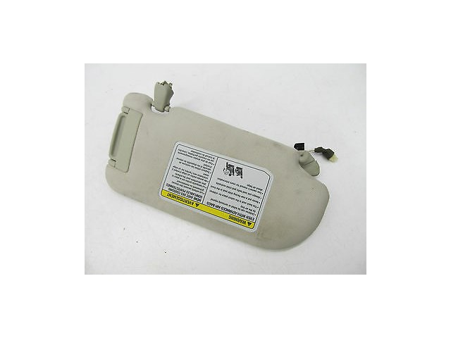  2006-2009 INFINITI M35 OEM LEFT SIDE FRONT SUN VISOR SHADE DUAL MIRROR CLOTH