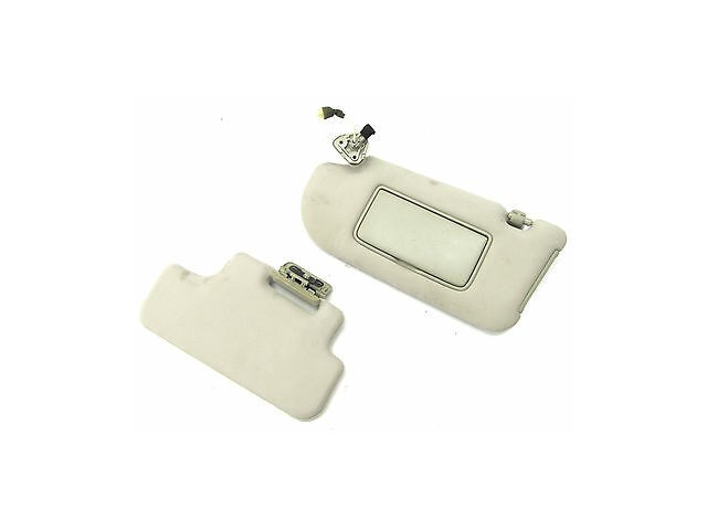  2006-2009 INFINITI M35 OEM LEFT SIDE FRONT SUN VISOR SHADE DUAL MIRROR CLOTH