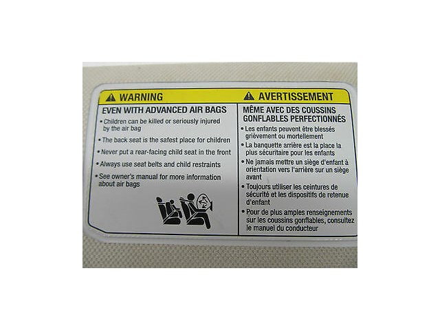  2006-2009 INFINITI M35 OEM RIGHT SIDE FRONT SUN VISOR SHADE DUAL MIRROR CLOTH