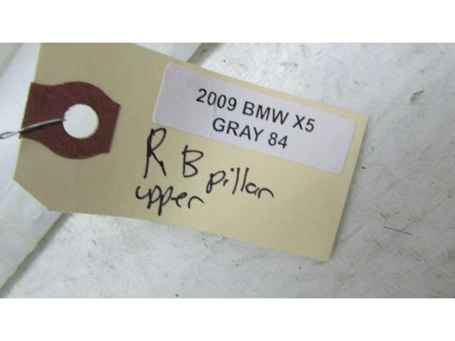  2007-2010 BMW X5 E70 OEM RIGHT PASSENGER SIDE UPPER B PILLAR TRIM COVER GRAY 