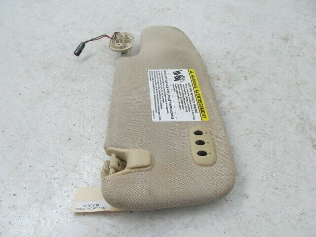 2010-2012 LINCOLN MKZ OEM LEFT FRONT DRIVER SIDE SUN VISOR 