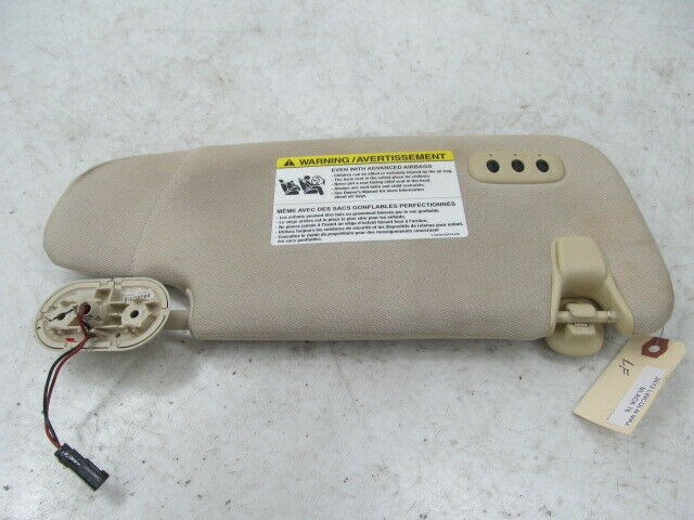 2010-2012 LINCOLN MKZ OEM LEFT FRONT DRIVER SIDE SUN VISOR 
