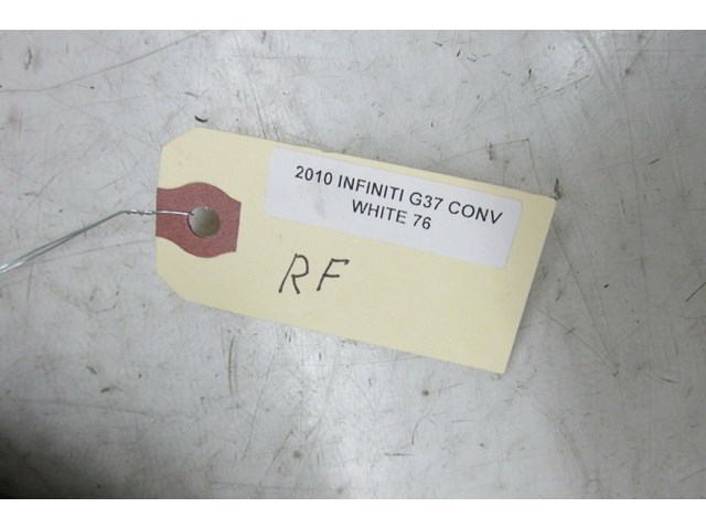 2009-2013 INFINITI G37 CONVERTIBLE OEM RIGHT FRONT HEATER FAN BLOWER MOTOR