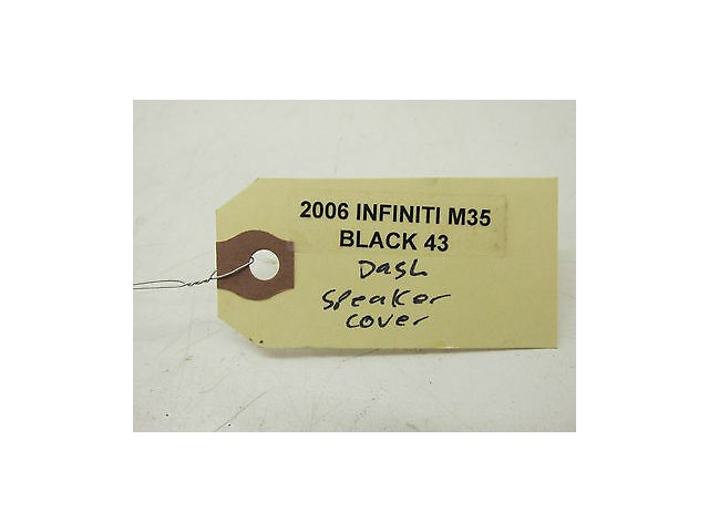 2006-2009 INFINITI M35 OEM CENTER DASH UPPER SPEAKER GRILLE COVER AIR VENT