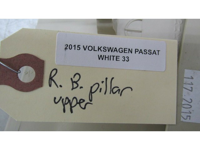 2012-2015 VOLKSWAGEN PASSAT OEM RIGHT PASSENGER SIDE UPPER B PILLAR TRIM COVER  