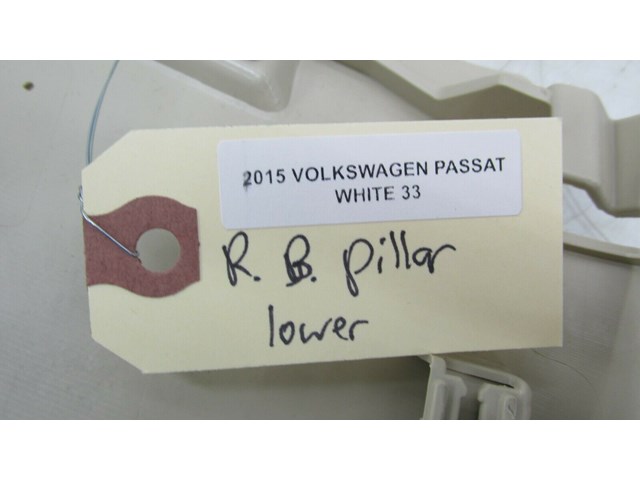 2012-2015 VOLKSWAGEN PASSAT OEM RIGHT PASSENGER SIDE LOWER B PILLAR TRIM COVER  