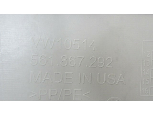 2012-2015 VOLKSWAGEN PASSAT OEM RIGHT PASSENGER SIDE LOWER B PILLAR TRIM COVER  