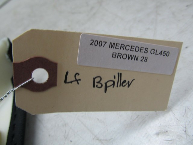2007-2012 MERCEDES GL450 X164 OEM LEFT FRONT B PILLAR TRIM COVER PANEL 