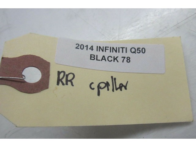 2014-2016 INFINITI Q50 OEM RIGHT REAR PASSENGER SIDE C PILLAR TRIM COVER 