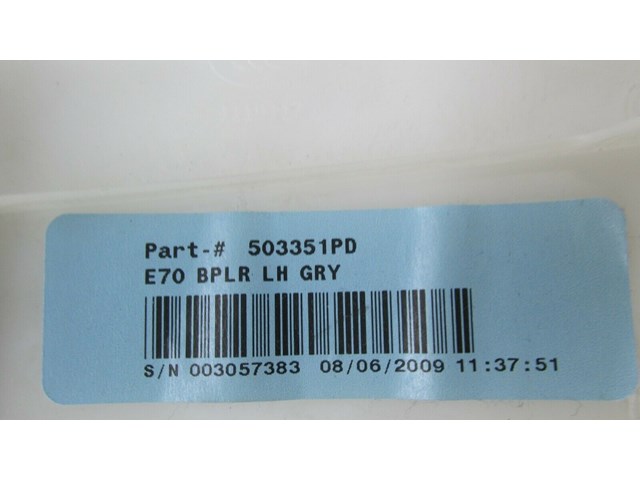 2007-2010 BMW X5 E70 OEM LEFT DRIVER SIDE UPPER B PILLAR TRIM COVER GRAY 