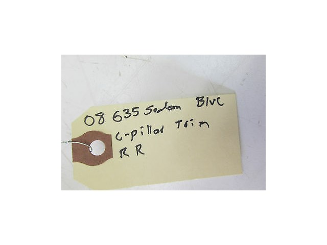 2007-2008 INFINITI G35 SEDAN RWD OEM RIGHT REAR UPPER C PILLAR TRIM