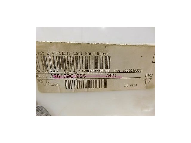 2006-2009 MERCEDES R350 W251 OEM LEFT FRONT DRIVER SIDE A PILLAR TRIM MOULDING