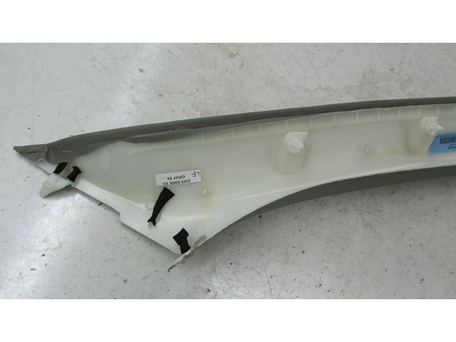 2007-2010 BMW X5 E70 OEM LEFT FRONT DRIVER SIDE A PILLAR TRIM COVER GRAY 