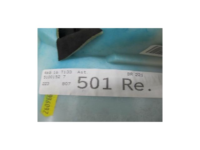 2007-2009 MERCEDES S600 W221 OEM RIGHT REAR C PILLAR TRIM PANEL COVER