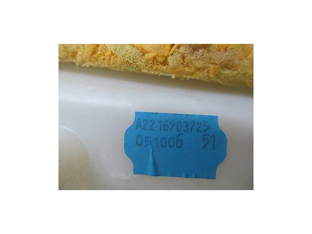 2007-2009 MERCEDES S600 W221 OEM LEFT REAR UPPER C PILLAR TRIM COVER ALCANTARA