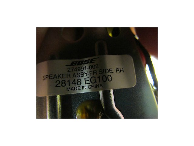 2006-2009 INFINITI M45 M35 OEM RIGHT FRONT PASSEENGER'S SIDE DOOR TWEETER