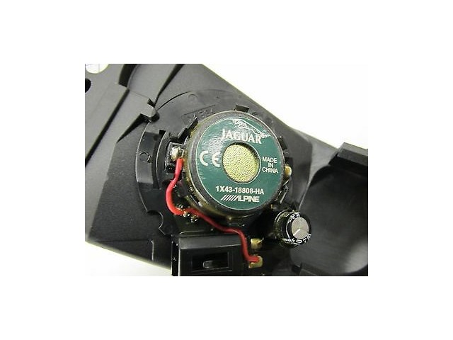 2004-2007 JAGUAR XJR X350 OEM RIGHT FRONT INTERIOR INNER DOOR HANDLE W/ TWEETER