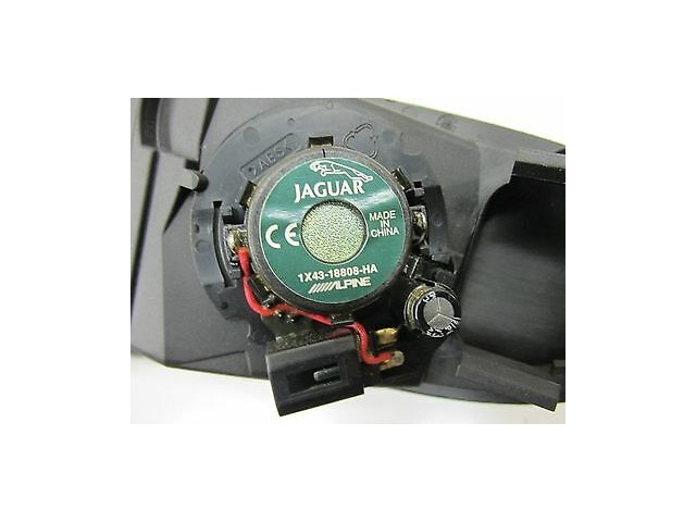 2004-2007 JAGUAR XJR X350 OEM RIGHT REAR INTERIOR INNER DOOR HANDLE W/ TWEETER