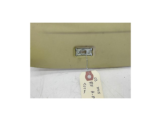 2002-2004 BMW 745LI E66 OEM RIGHT PASSENGER FRONT A PILLAR TRIM PANEL TAN