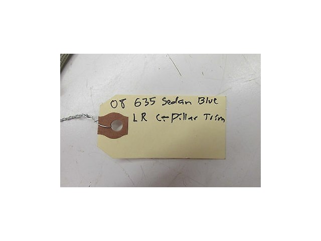 2007-2008 INFINITI G35 SEDAN RWD OEM LEFT REAR UPPER C PILLAR TRIM