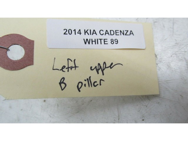  2014-2016 KIA CADENZA OEM LEFT DRIVER SIDE UPPER B-PILLAR TRIM COVER GRAY 