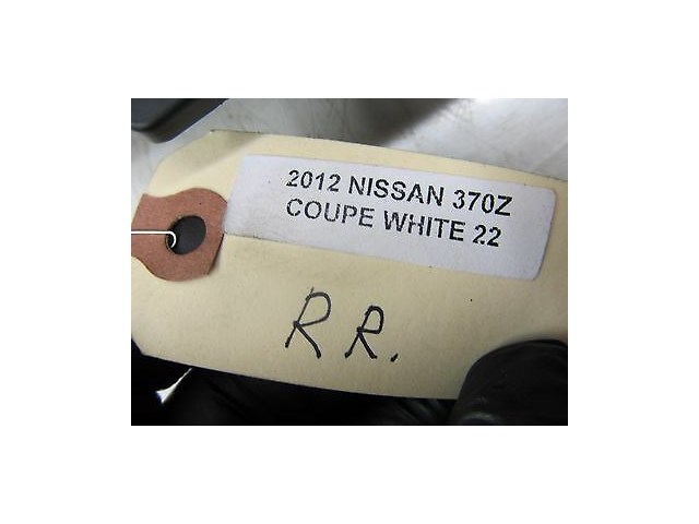 2009-2012 NISSAN 370Z COUPE OEM RIGHT REAR QUARTER B & C PILLAR TRIM COVER
