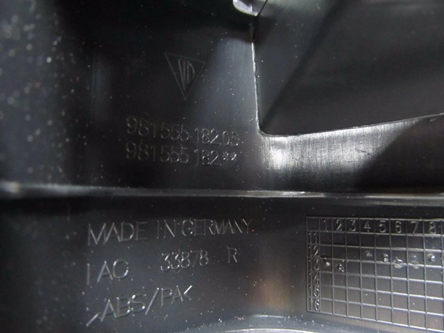 2013-2015 PORSCHE BOXSTER 981 OEM RIGHT PASSENGER SIDE A PILLAR TRIM COVER PANEL