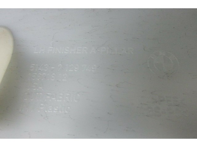  2007-2010 BMW X5 E70 OEM LEFT FRONT DRIVER SIDE A-PILLAR TRIM FINISHER PANEL  