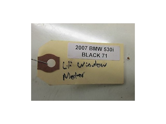 2006-2007 BMW 530I E60 OEM LEFT FRONT DRIVER'S SIDE DOOR WINDOW MOTOR 6981141
