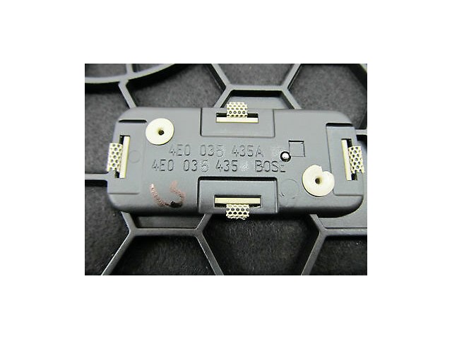 2004-2006 AUDI A8 L QUATTRO D3 OEM REAR DECK LID SUBWOOFER SPEAKER GRILL COVER