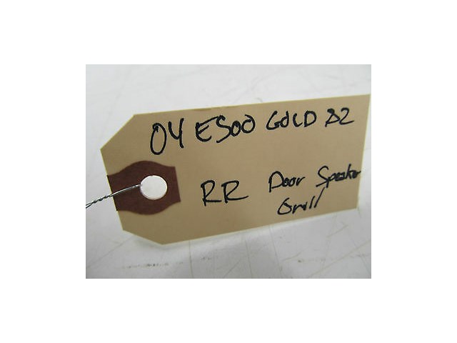 2003-2006 MERCEDES BENZ E500 W211 OEM RIGHT REAR BACK DOOR SPEAKER GRILL COVER