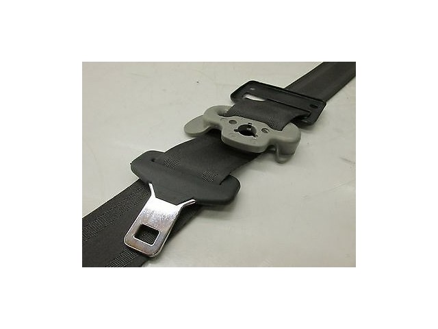 2004-2007 JAGUAR XJR X350 OEM RIGHT SIDE FRONT SEAT BELT ASSEMBLY GRAY COLOR