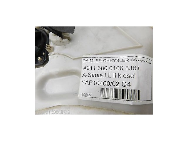 2003-2006 MERCEDES E500 W211 OEM LEFT FRONT DRIVER KICK PANEL SPEAKER TRIM