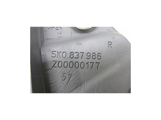 2008-2013 VOLKSWAGEN GTI MK6 OEM RIGHT FRONT DOOR TRIANGLE MIRROR SPEAKER 