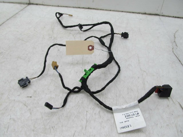 2005-2008 AUDI A6 C6 OEM LEFT REAR DOOR PANEL WIRING HARNESS 