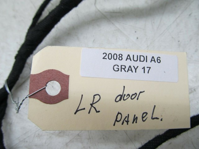 2005-2008 AUDI A6 C6 OEM LEFT REAR DOOR PANEL WIRING HARNESS 