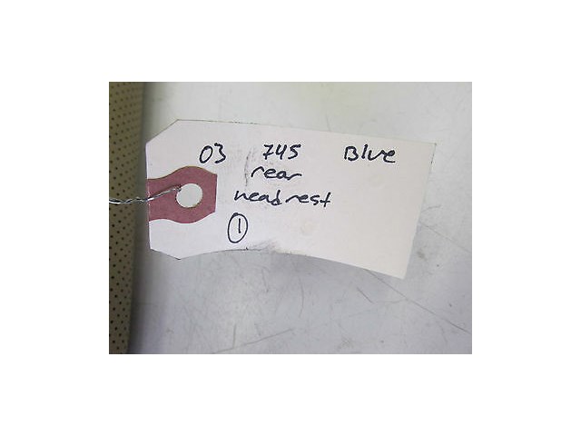 2002-2004 BMW 745LI E66 OEM REAR SEAT HEADREST TAN LEATHER # 1