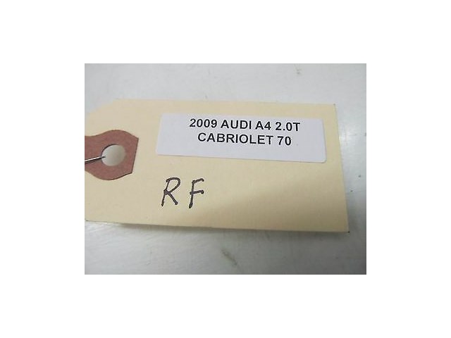 2009 AUDI A4 CABRIOLET 2.0T OEM RIGHT FRONT PASSENGER SIDE A PILLAR TRIM MOLDING