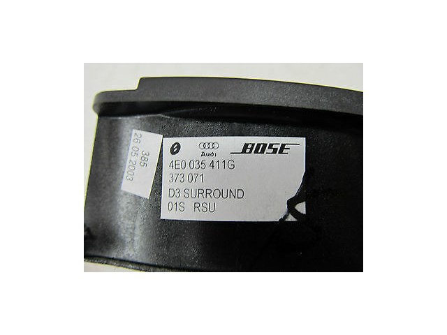 2004-2006 AUDI A8 L QUATTRO D3 OEM RIGHT REAR DECK SIDE BOSE SPEAKER 4E0035411G