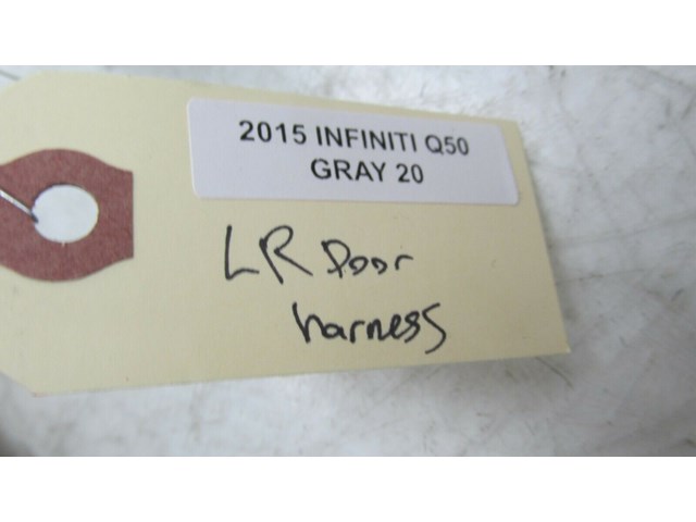  2014-2018 INFINITI Q50 OEM LEFT REAR DRIVER SIDE DOOR WIRE HARNESS