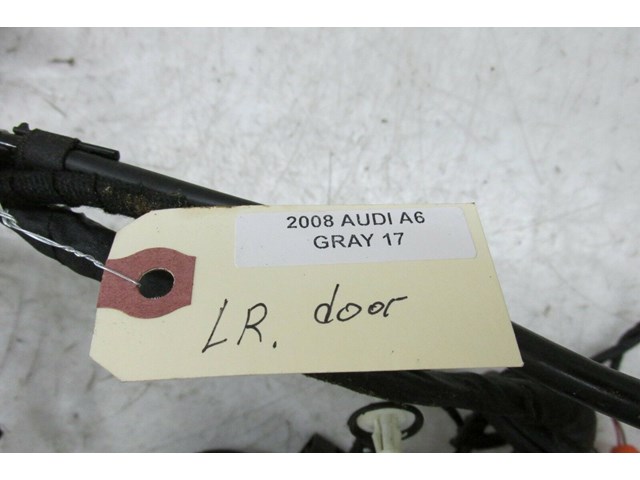 2005-2008 AUDI A6 C6 OEM LEFT REAR DRIVER SIDE DOOR WIRE HARNESS 