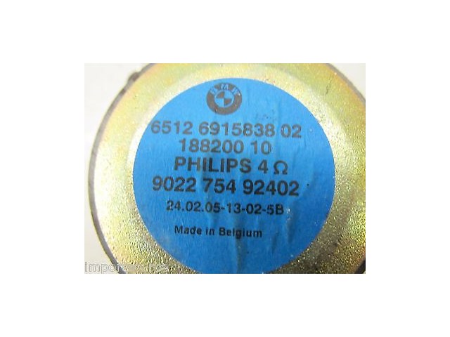 2003-2005 BMW Z4 E85 OEM LEFT REAR BEHIND SEAT SPEAKER  