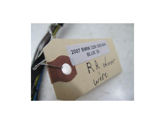 2007-2010 BMW 328i E90 OEM RIGHT REAR PASSENGER SIDE DOOR WIRE HARNESS 