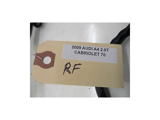 2009 AUDI A4 CABRIOLET 2.0T OEM RIGHT FRONT PASSENGER SIDE DOOR WIRE HARNESS