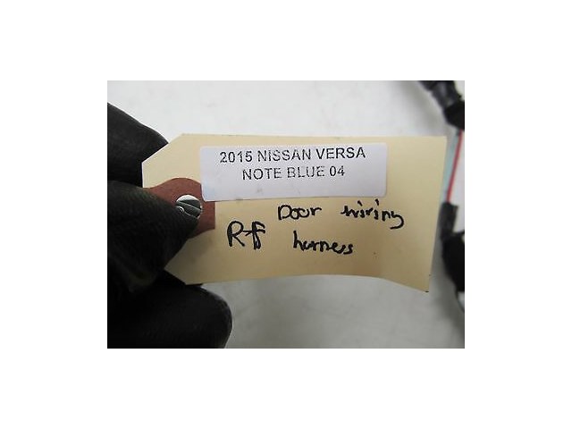 2014-2015 NISSAN VERSA NOTE OEM RIGHT FRONT PASSENGER'S SIDE DOOR WIRE HARNESS