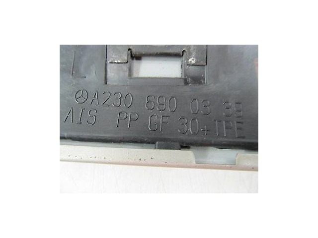 2003-2009 MERCEDES BENZ SL500 R230 OEM LEFT FRONT EXTERIOR A-PILLAR TRIM COVER